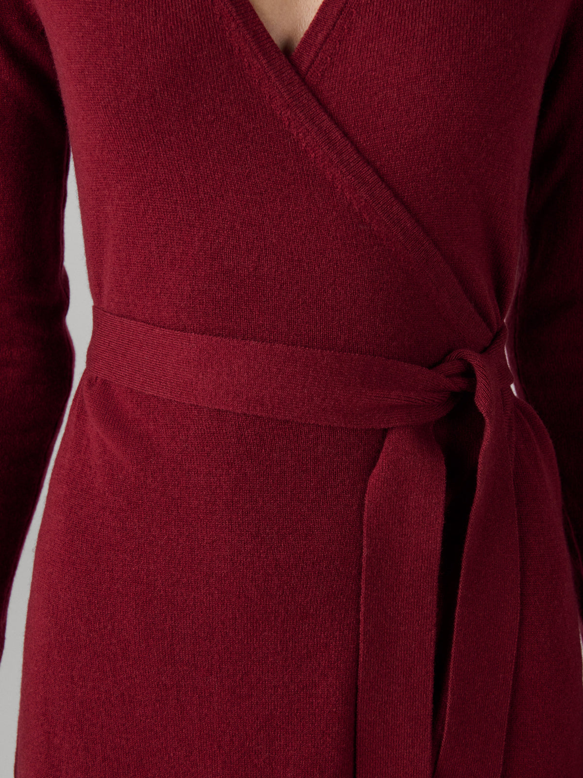 Astrid Cashmere Wool Wrap Dress