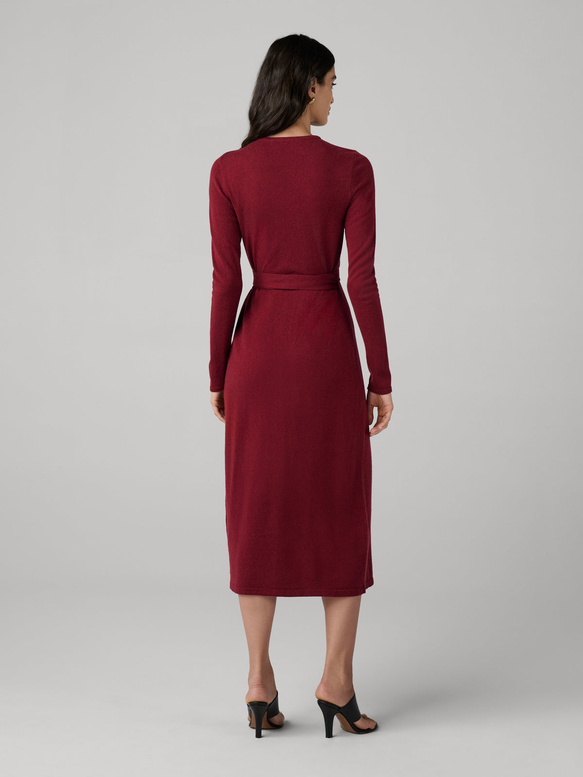 Astrid Cashmere Wool Wrap Dress